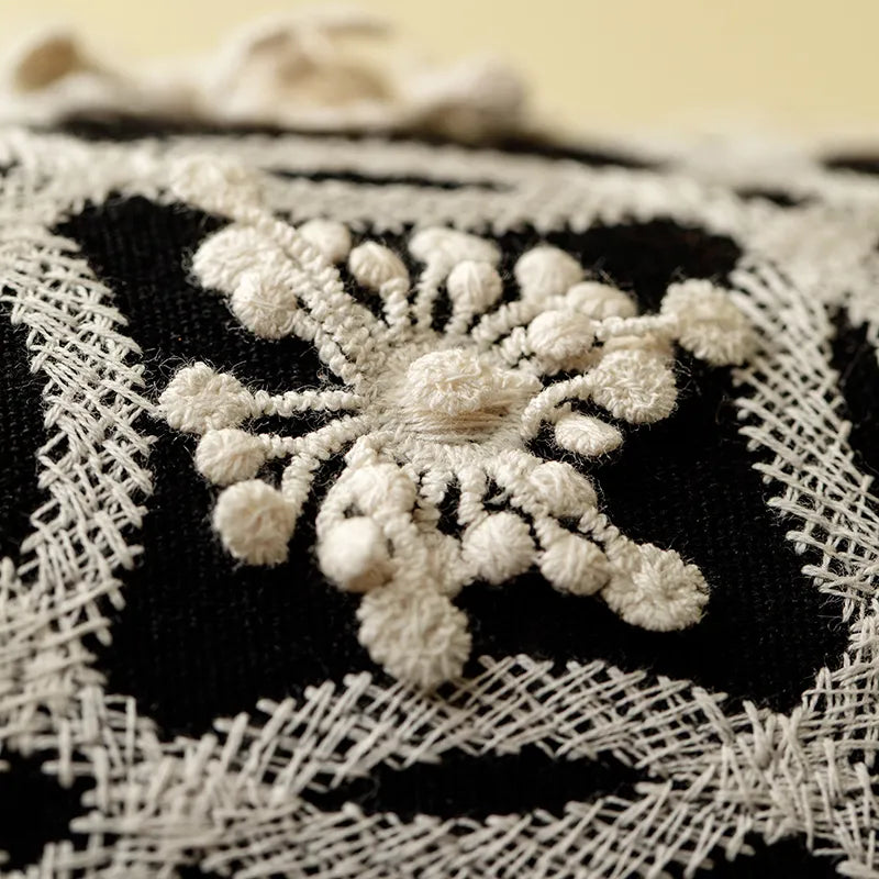 Handcrafted Sea Anemone Black Tea & Cup Mat