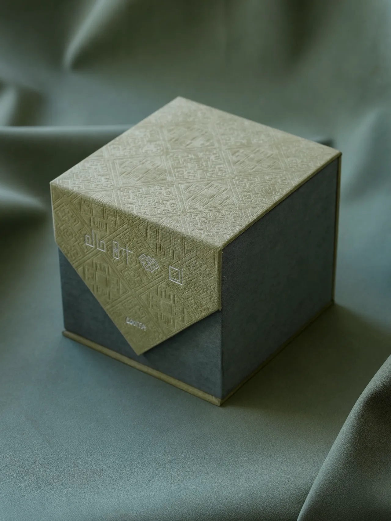 Kilnora LOOFA STUDIO Promise of Return underglaze carved porcelain cup symbolizing hope