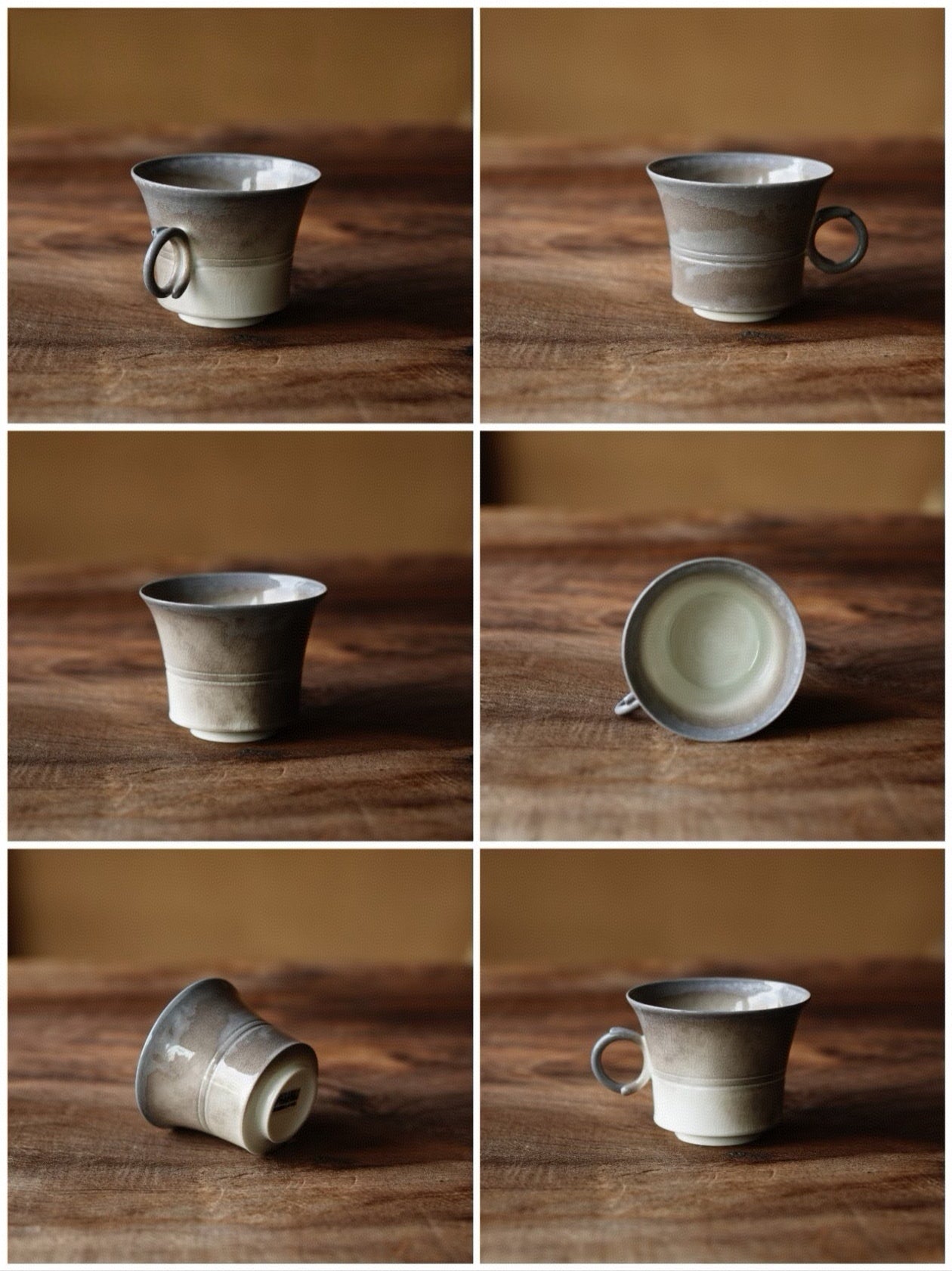 Kilnora Kyūshō Wabi-Sabi No. 2 espresso cup wood-fired for organic ash glazes in 80 ml.