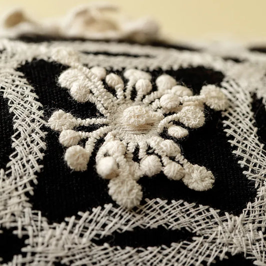 Handcrafted Sea Anemone Black Tea & Cup Mat
